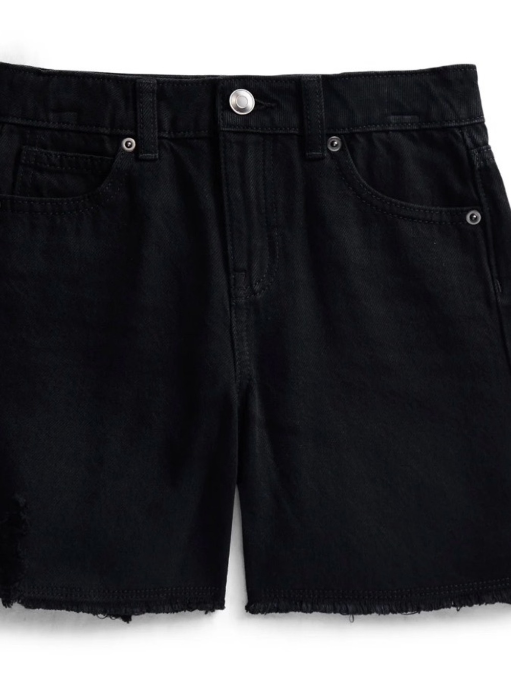 (220)Weekend Academy Girls Cotton Jean Shorts,